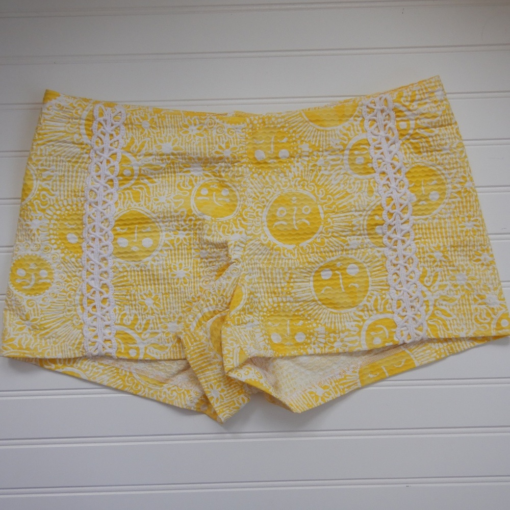Lilly Pulitzer Liza Short in Sunglow Yellow Kissed by the Sun